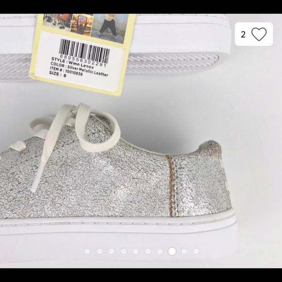 TOMS Lenox Silver Metallic Sneakers - Picture 8 of 14